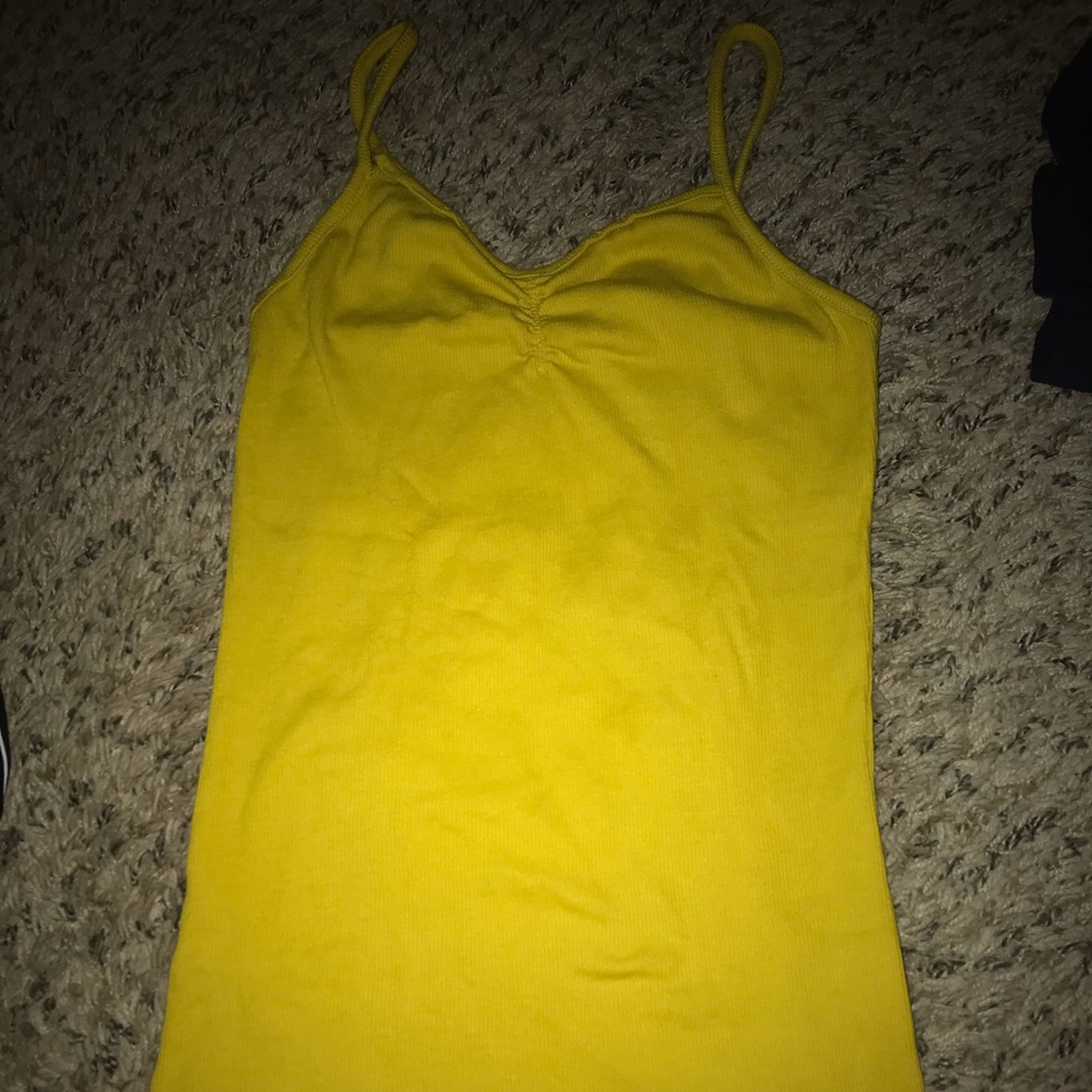 New Yellow Tank Top XS